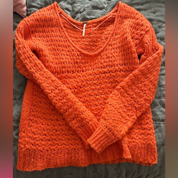 Free People Crashing Waves Pullover EUC size xs - Picture 2 of 4